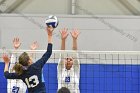 Volleyball vs MHC  Wheaton Women's Volleyball vs Mount Holyoke College. - Photo by Keith Nordstrom : Wheaton, Volleyball